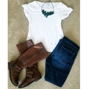 2 shirts!! Banana Republic cap sleeve and bonus!